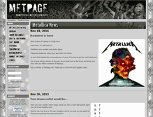 Tablet Screenshot of metpage.org